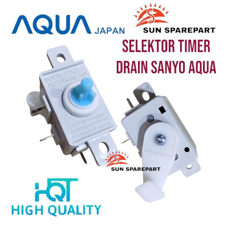 timer drain/selector kotak pengering mesin cuci Aqua 2 tabung harga etalase/1 produk