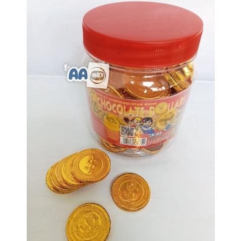 

CHOCOLATE DOLLARS ISI 100PC X 3 GR