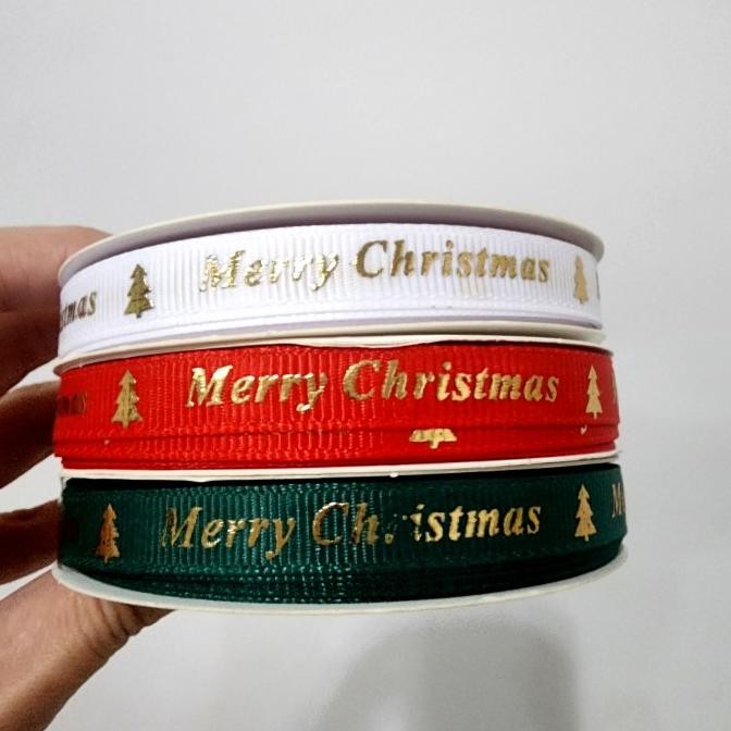 

JHK Pita Natal 1 cm Snowflake Dekorasi Box Kue Toples Parcel Kue Natal