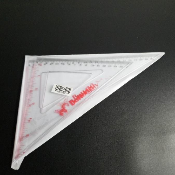 

Penggaris Segitiga 24 cm Butterfly BT-8