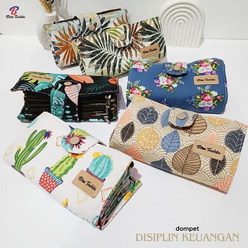 DOMPET KEUANGAN BIRU TSABITA / DOMPET DISIPLIN BIRU TSABITA / DOMPET WANITA