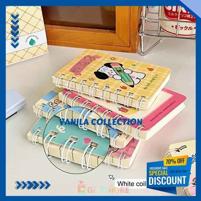 

BUKU CATATAN MINI SISWA KANTOR NOTEBOOK KOIL KARTUN LUCU NOTEBOOK SAKU PORTABEL CATATAN MINI SISWA KANTOR BUKU DIARY AESTHETIC KOREA KARTUN STATIONERY-GS PILIHAN TERPOPULER