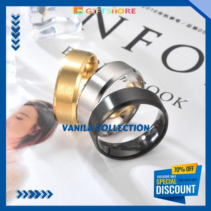 CINCIN TITANIUM HITAM PERAK/CINCIN COUPLE/CINCIN WANITA-PRIA/CINCIN TERLARIS/PROMO CINCIN COUPLE REK