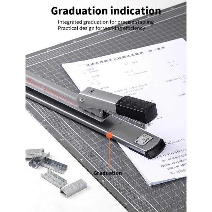 

Deli Stapler / Staples - Jilid Buku -Long Reach Metal 25Sheets (E0334)