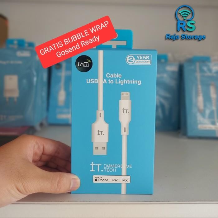 It Usb A To Lightning Tpe Cable Kabel Charger Iphone Iphone Ipod 1.2M