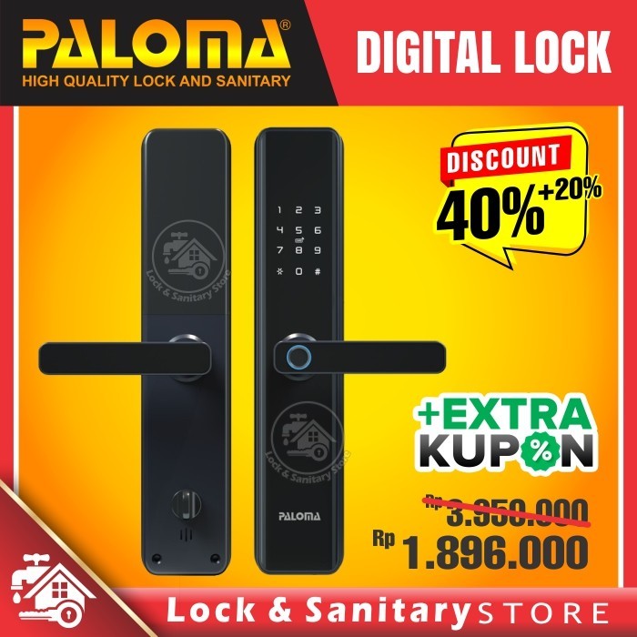 Kunci Elektronik PALOMA DLP 2131 Smart Door Lock Digital Lock