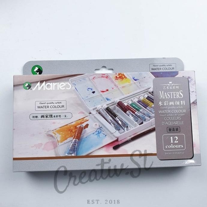 

BEBAS ONGKIR - Cat Air Maries Masters Water Color 12 Warna 9 ml W-8012