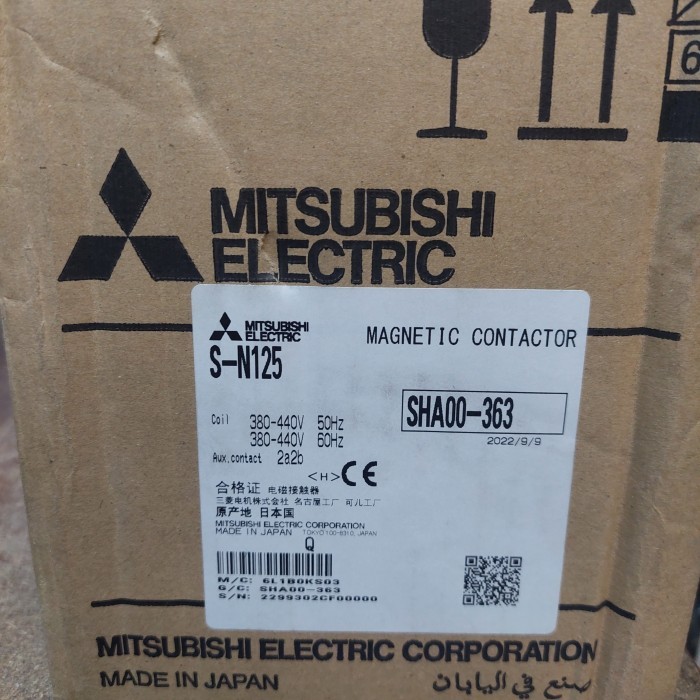 TERMURAH - kontaktor SN-125 S-N125 MITSUBISHI 380-440V
