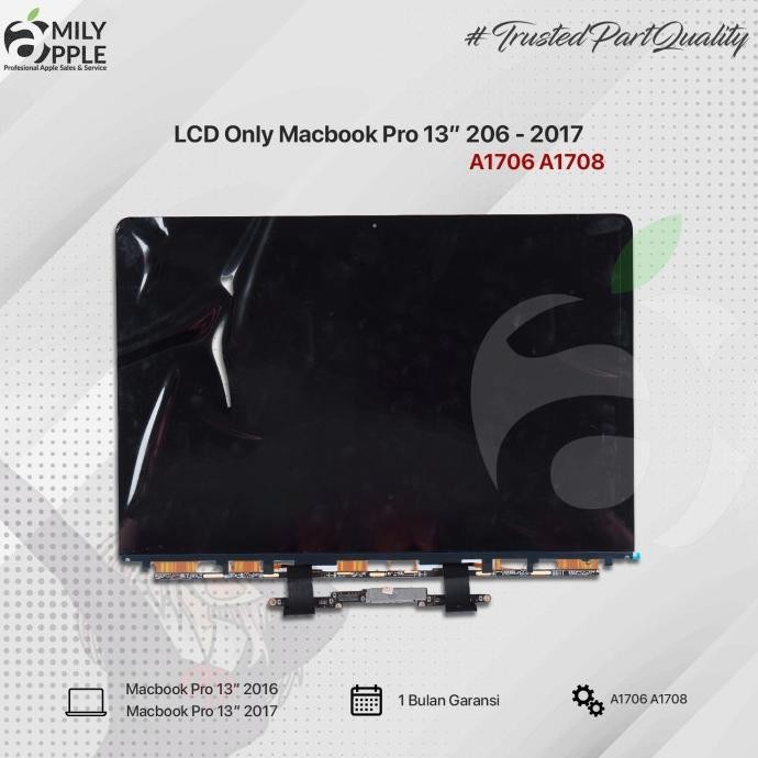 TERMURAH - LCD Only Macbook Pro 13" A1706 / A1708 2016 - 2017