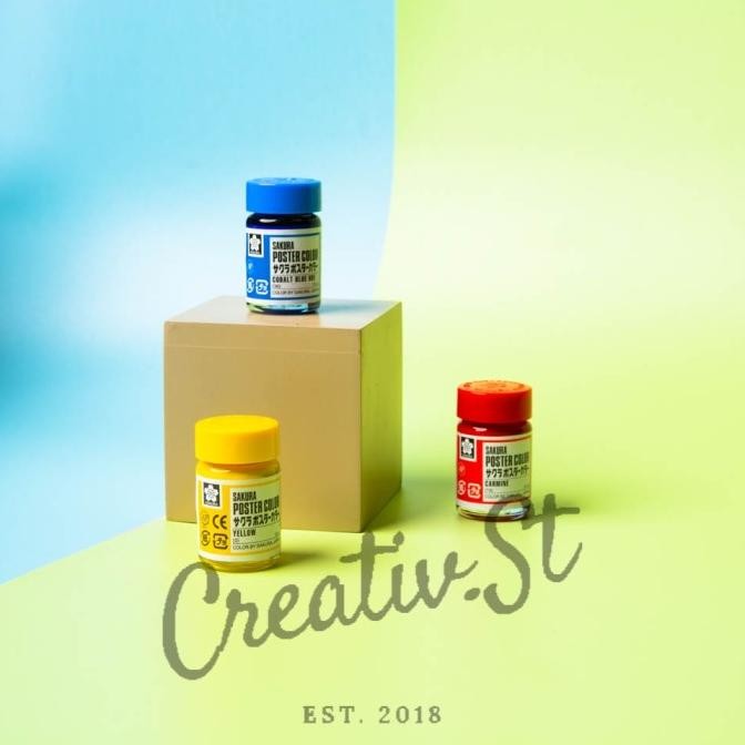 

TERMURAH - Sakura Cat Poster 30ml Poster Color