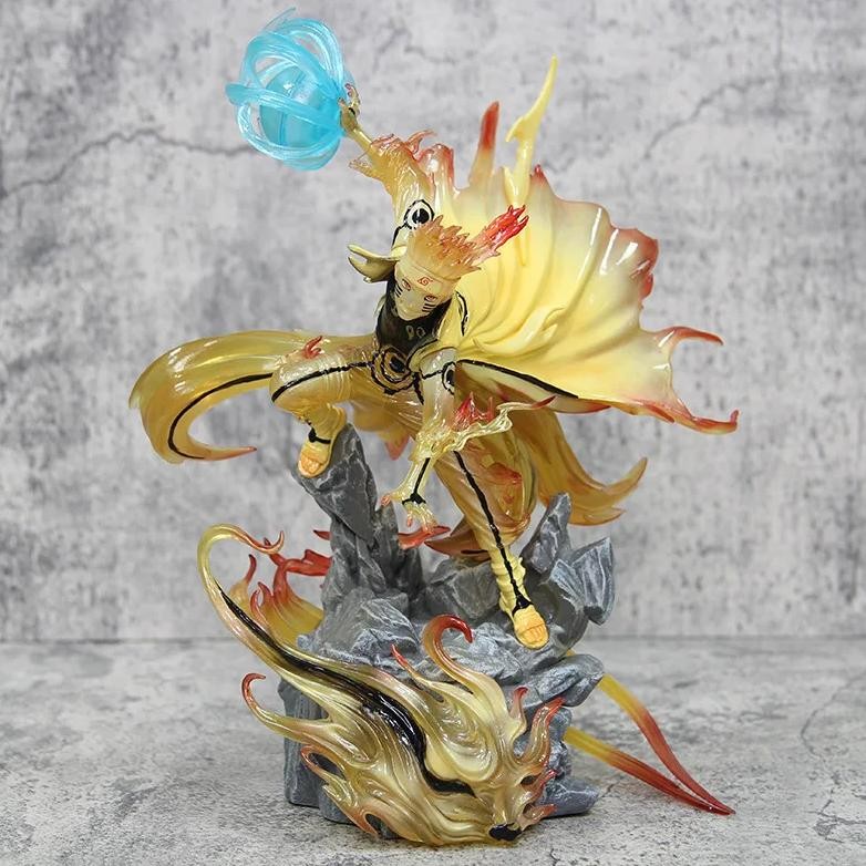 naruto figure kurama ninetales naruto pvc anime action figures collection kurama statue model collec