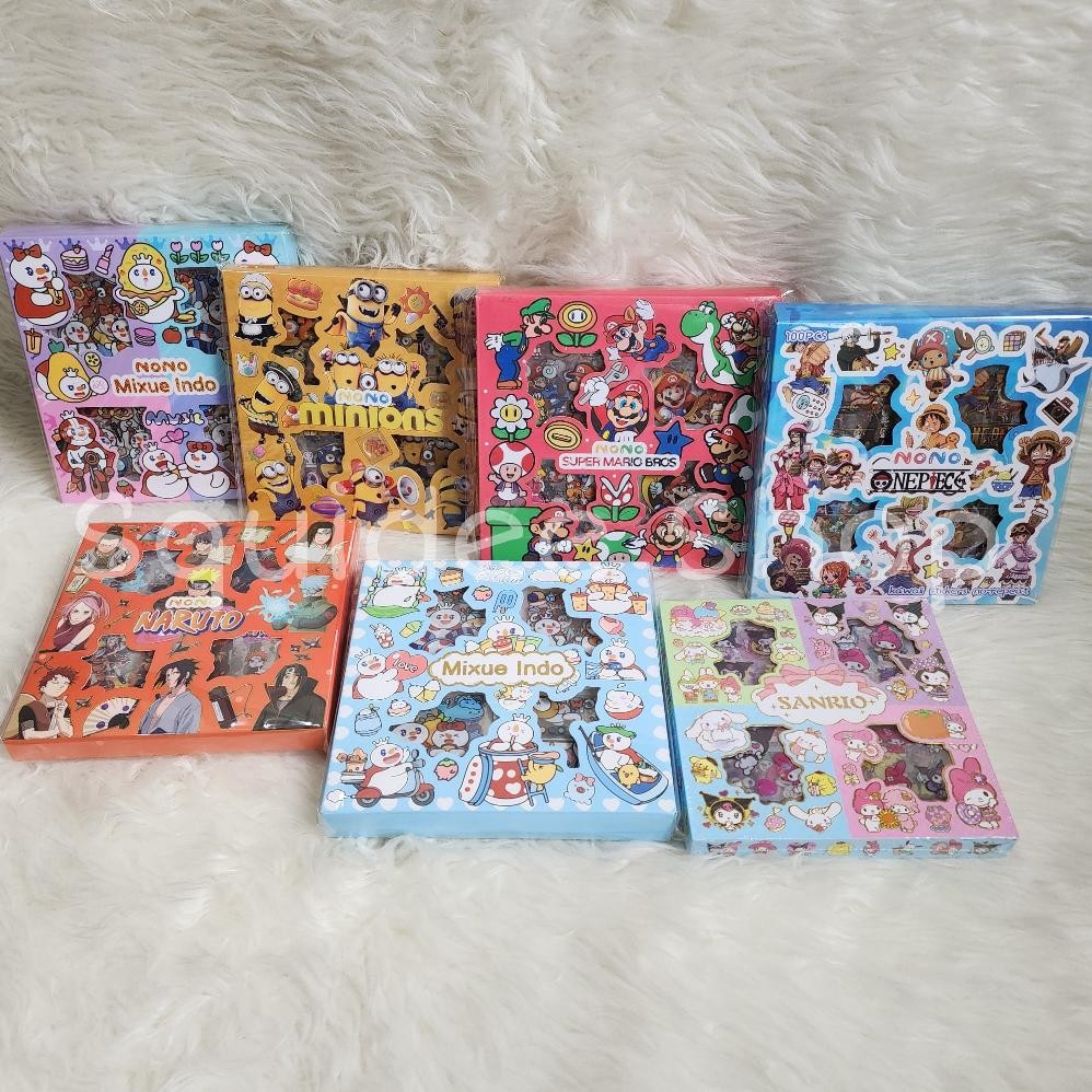 

Stiker lucu / stiker murah / stiker karakter / 1 box isi 100lembar
