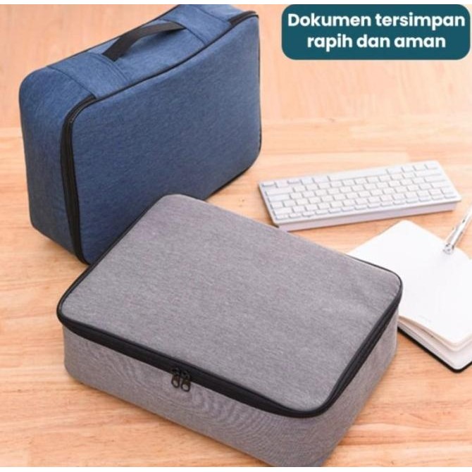

TAS DOKUMEN TRAVEL BAG DOCUMENT STORAGE BOX WITH SAFETY NUMBER LOCK