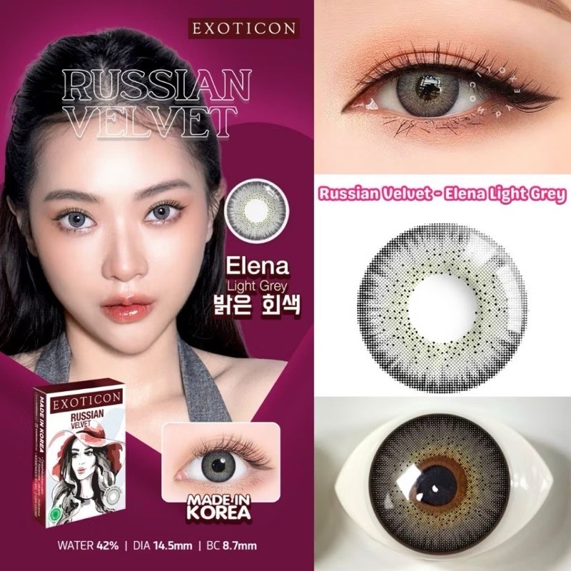 Softlens X2 RUSSIAN VELVET VOL I 14,5 MM Normal By X2 Exoticon / Soflen Russian Velvet / Russian Vel