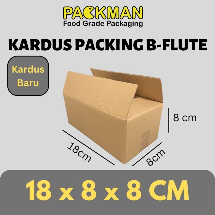 

KARDUS PACKING 18x8x8 cm / BOX KARTON CORUGATED B-FLUTE / PACKING ONLINE