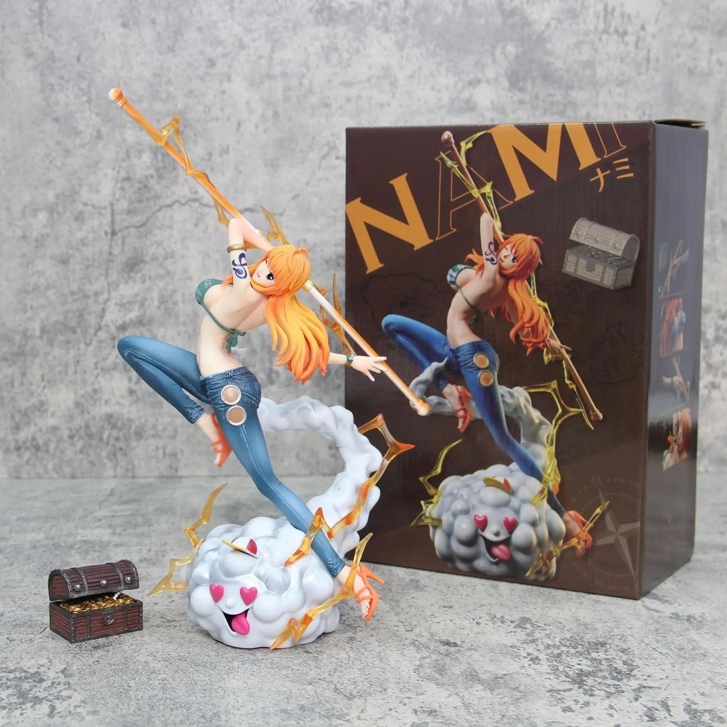 one piece nami anime figure sexy nami 29cm action figurine hentai pvc statue model room collectible 