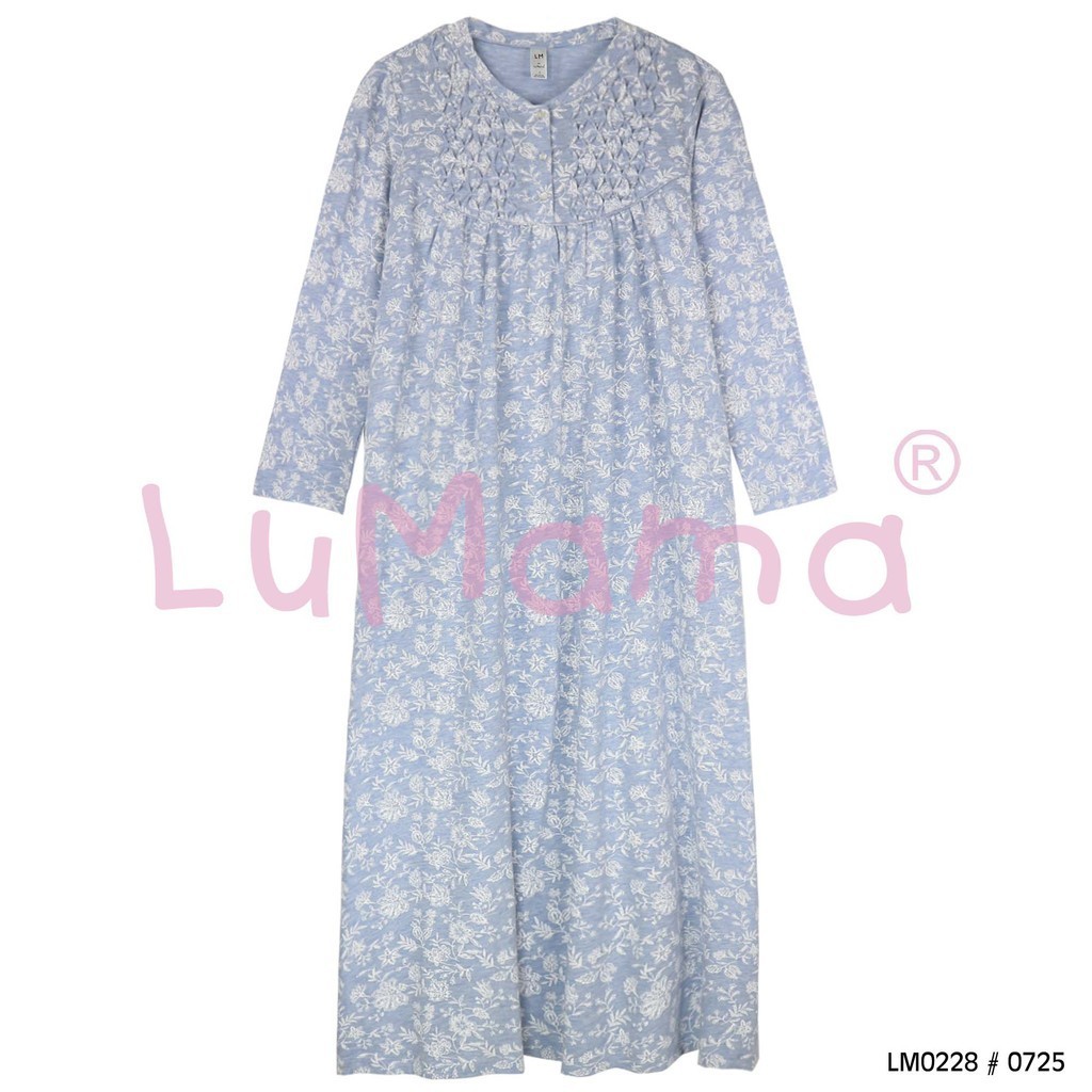LuMama Daster Gamis Wanita Lengan Panjang / LM0228 0725