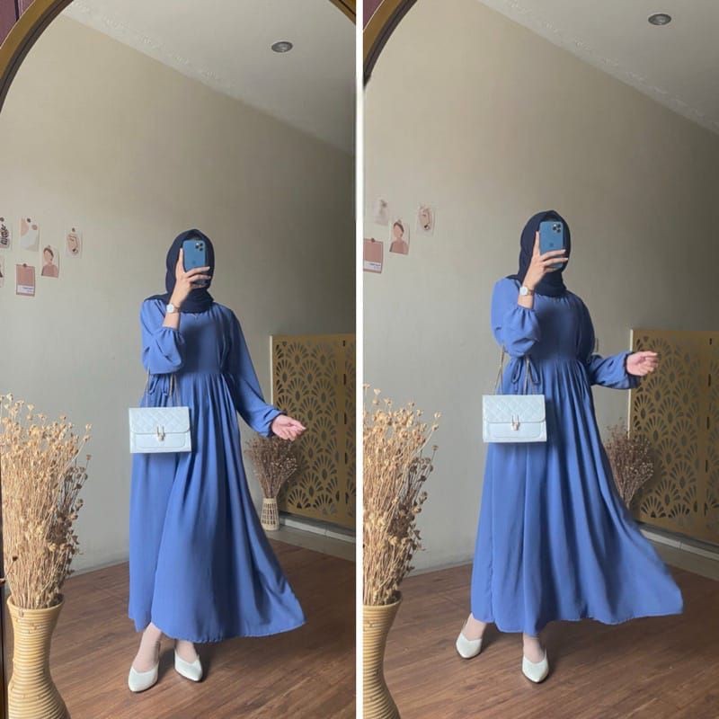 Ghamus Abaya Remaja Jumbo Gamos Anaya Arab Saudi Maxy Abayys Terbaru2025 Abayaa Lebaran Wanita Pakea