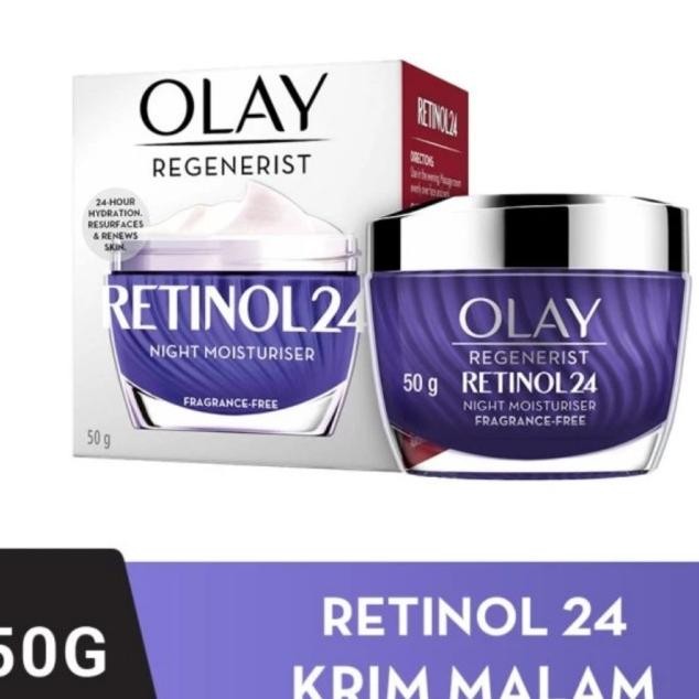 Olay Retinol 24 Night Moisturizer Cream Anti Aging - 50Ml