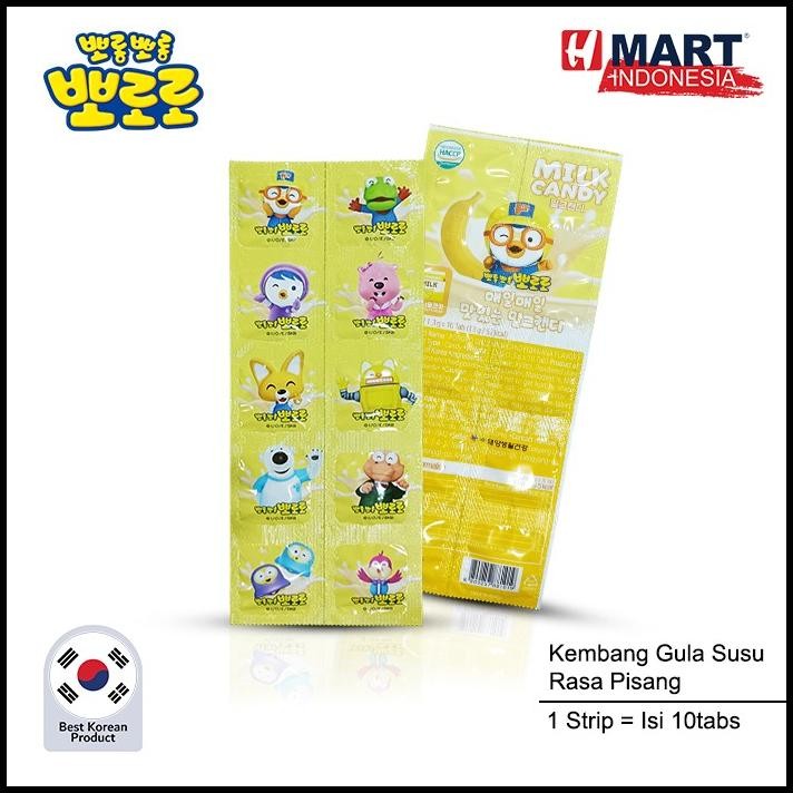 

Pororo Only Milk Candy Banana Flavor - Permen Rasa Susu Pisang