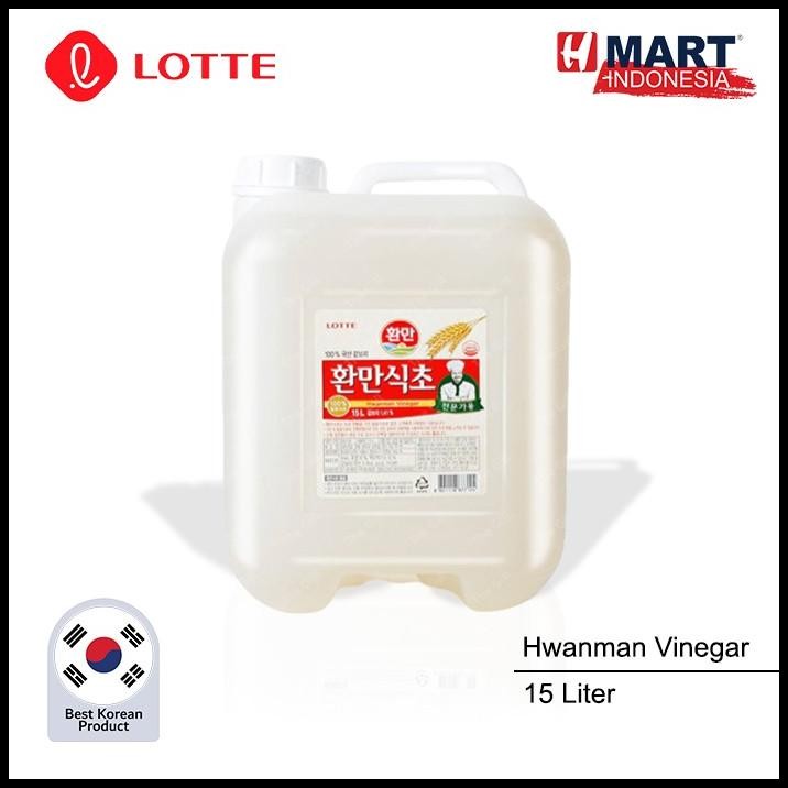 

Lotte Delga Hwanman Vinegar - Cuka Asli Korea 15L