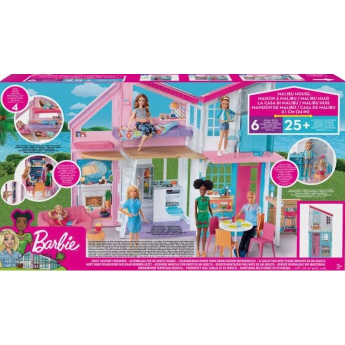 TERMURAH RUMAH BARBIE MALIBU HOUSE PLAYSET ORIGINAL BARBIE HOUSE