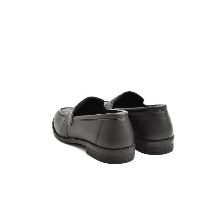 Sepatu Kulit Pantofel Pria Portee Goods Loafers Penny LITE Hitam - Size,45