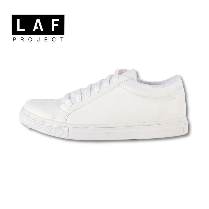 Sepatu Pria White Sneakers Putih Polos Casual Rolaye LAF Project