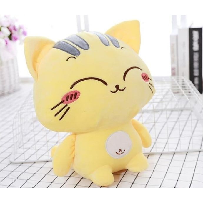 Boneka Kucing Kuning 35cm Boneka Kucing Keberuntungan Cat Doll