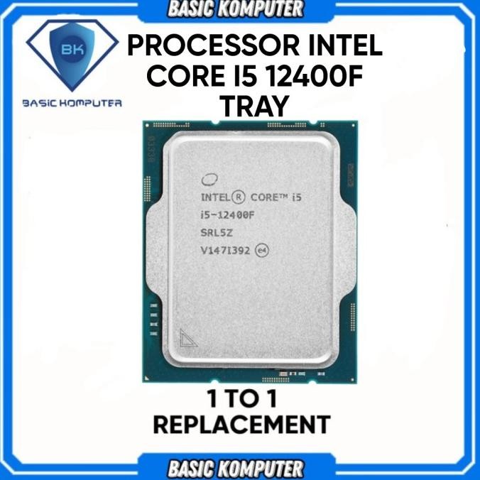 BEBAS ONGKIR - PROCESSOR INTEL CORE I5 12400F 4.40 GHZ LGA 1700 TRAY