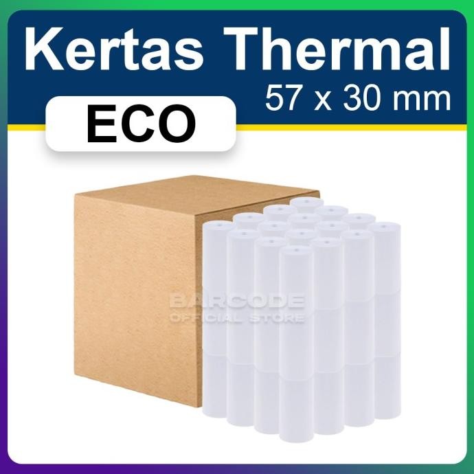 

Terlaris Kertas Thermal Otani 57x47 mm - 57x47mm 1 Dus isi 100 Roll Struk Kasir SALE