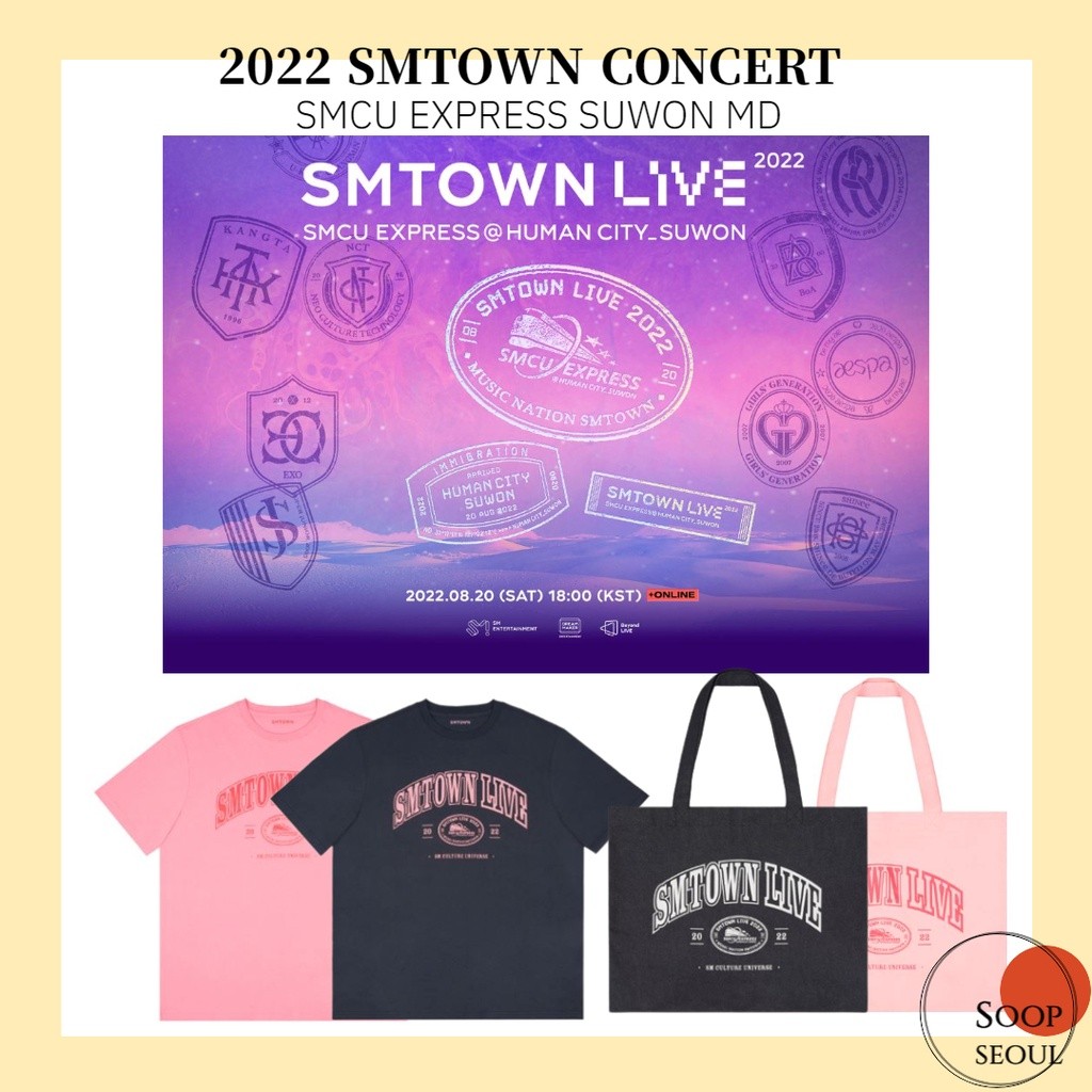 MD Konser SMTOWN 2022 : Kaos Totebag ecobag / SMCU EXPRESS @ SUWON |5DDBE69F|
