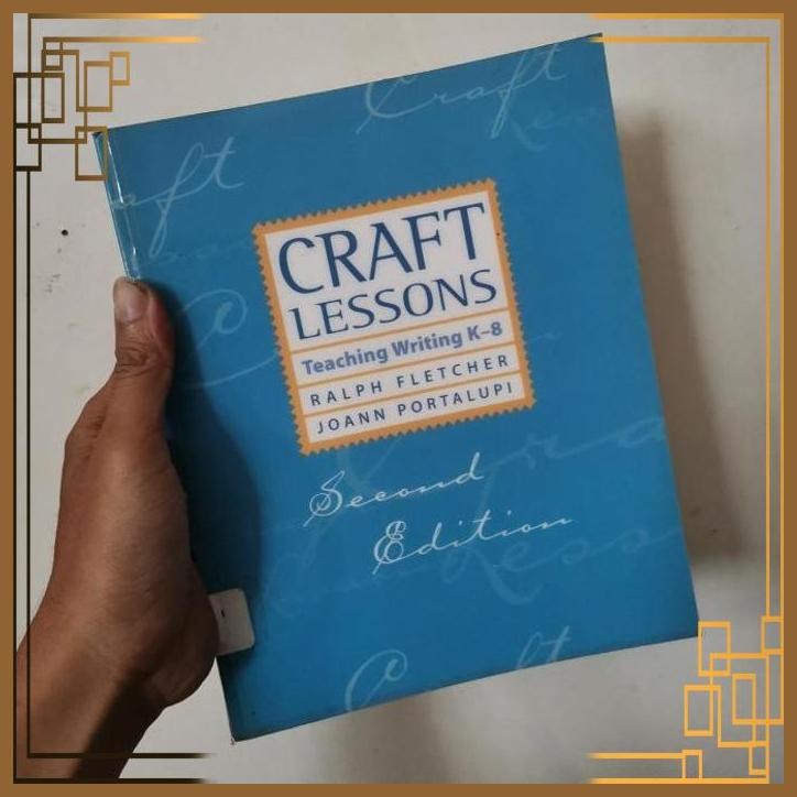 

[ADG] Import book Craft Lessons Teaching writing k8