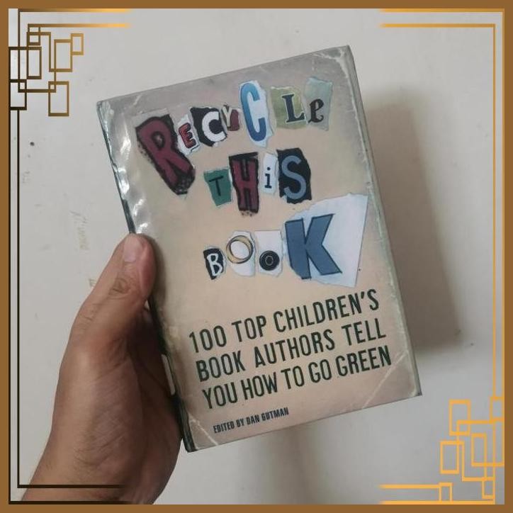 

[ADG] Import book Recycle this book by Dan Gutman