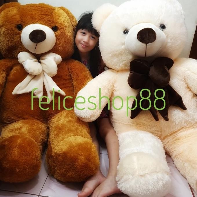 boneka teddy bear beruang super besar jumbo 120cm