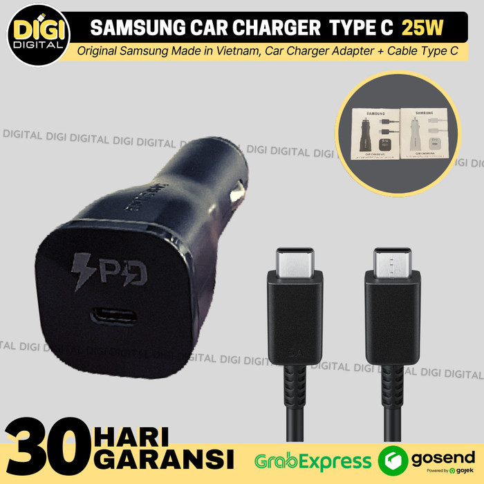 Samsung Car Charger Adapter 25W Type C Casan Mobil Original