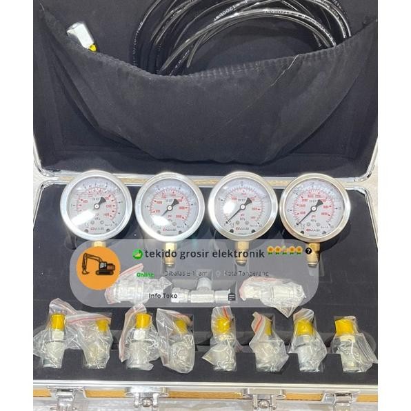 Spiro Pressure Gauge 4 Mata - Hydraulic Pressure Gauge