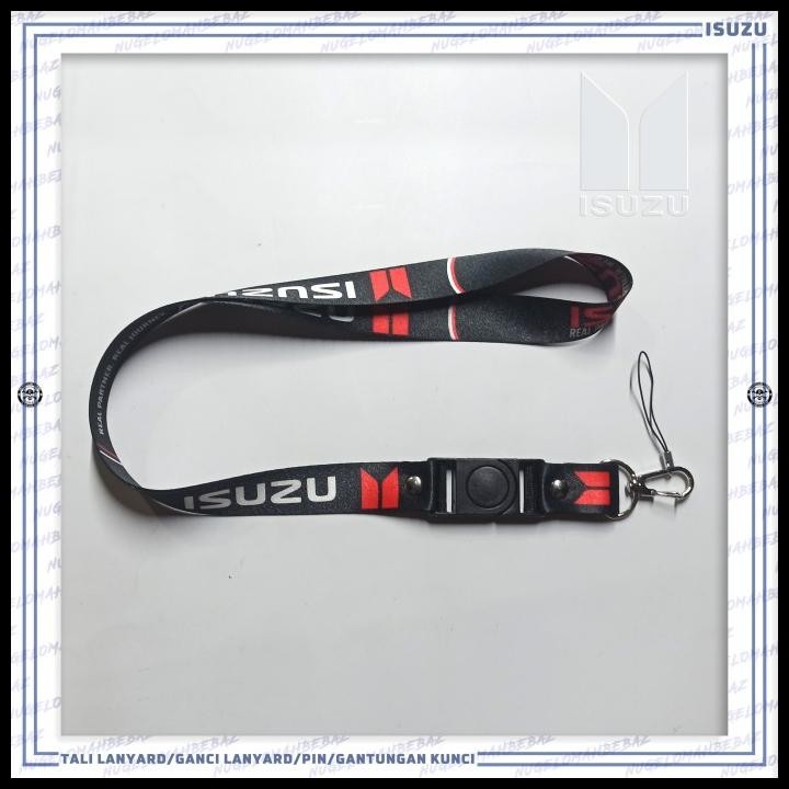 

HOT DEAL TALI LANYARD GANTUNGAN ID CARD/HP/KUNCI/DLL.. ISUZU !!!
