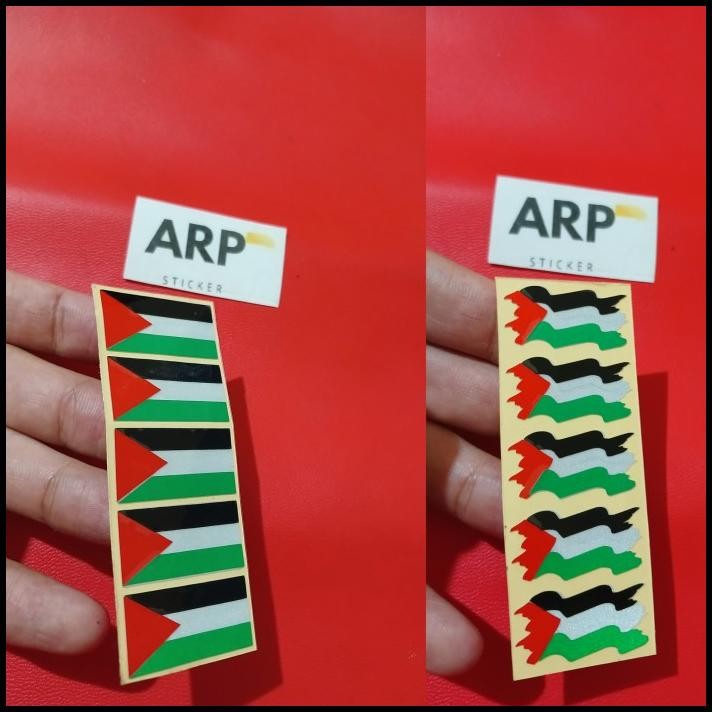 

TERMURAH STIKER STICKER PIPI BENDERA PALESTINA 5PCS CUTTING-KIBAR !!