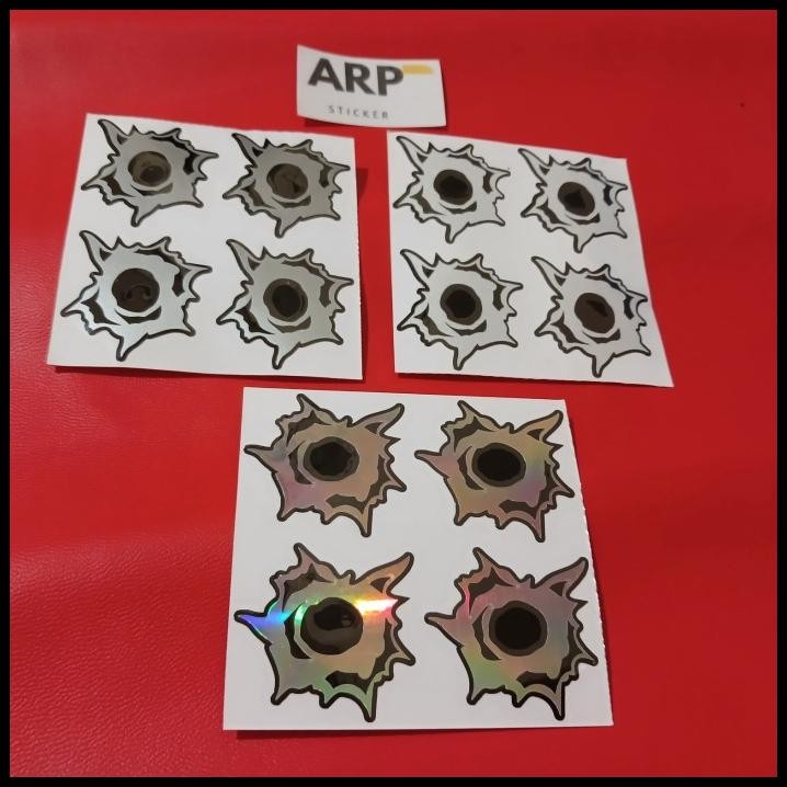 

TERMURAH STICKER STIKER LUBANG PELURU STIKER EFEK TEMBAKAN CUTTING !!!