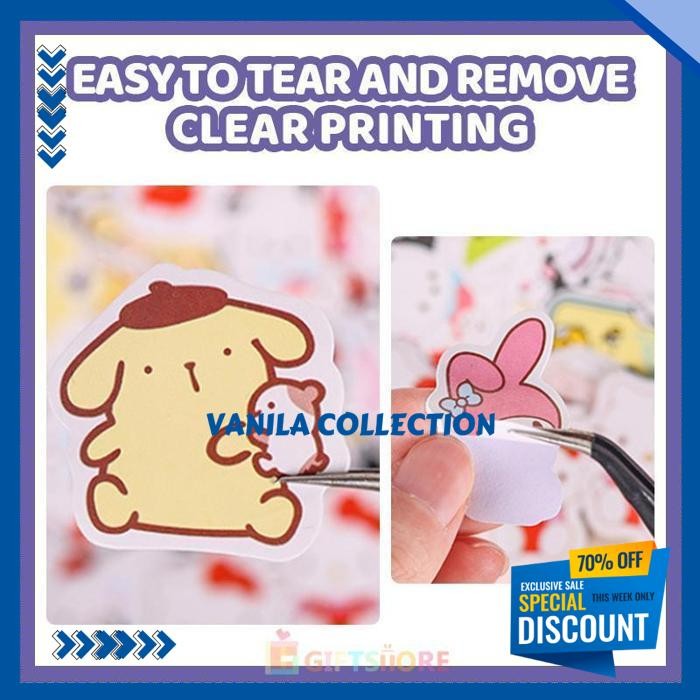 

STIKER KARTUN KREATIF SANRIO SERI BUKU CATATAN LUCU STIKER DEKORATIF-GS PALING DISUKAI