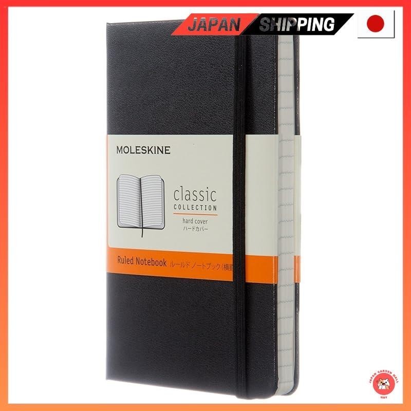 

【Langsung dari Jepang】Buku catatan saku bergaris sampul keras klasik Moleskine (9cm x 14cm) Hitam MM710 |Ofq1PtoA|