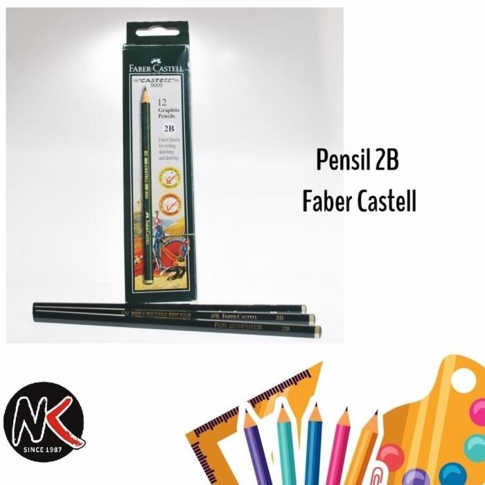 

Pensil 2B Faber Castell