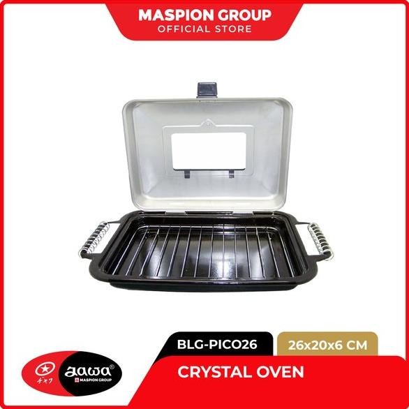 Panggangan Oven Crystal Maspion 20 x 26 Panggang Ikan Crystal Maspion Alat Panggang Ayam Maspion