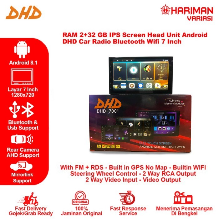 DHD Android 7" inch 7001 New