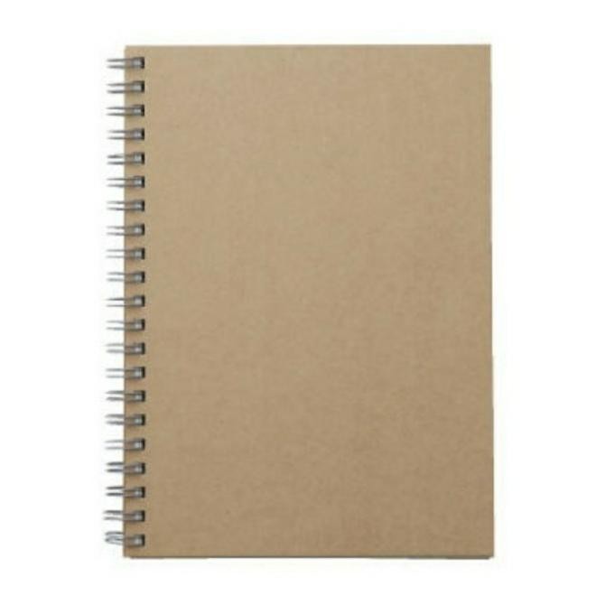 

Muji Double Ring Note Plain 80 Sheet - Notebook Polos New