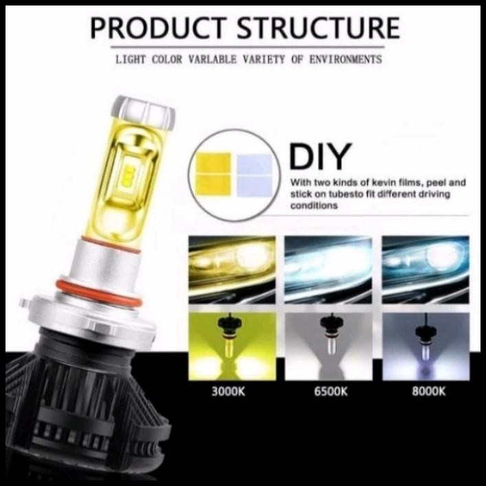 TERBARU LAMPU LED DEPAN MOBIL ALL NEW AVANZA VELOZ X3 H11 H4 
