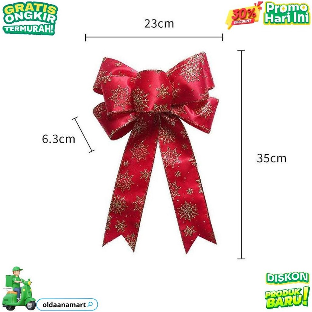

[1 Roll] Pita Roll & Ribbon Aksesoris Hiasan Pohon Natal Pita Kawat Hias Ribbons Per 1 Roll Ornamen Bintang Meteran D Terlaris
