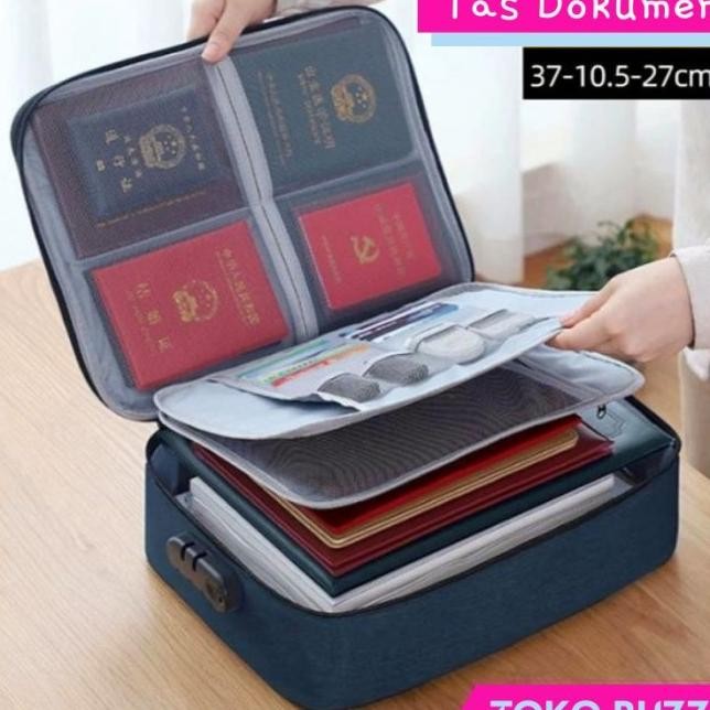 

DVN908 TAS DOKUMEN ANTI AIR PASSWORD TRAVEL BAG PENYIMPANAN DOKUMEN