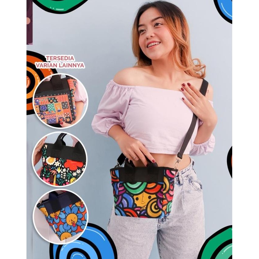 Sovlo Canvas Petite Tivoli Bag - Tas Selempang Wanita